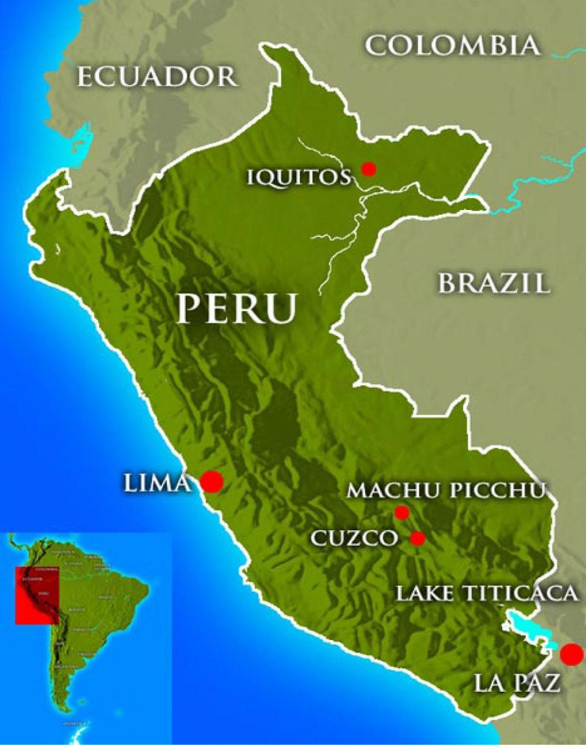 bản đồ đang ở peru